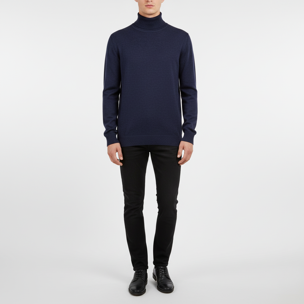 Sweter Męski Golfowy | Kaszmir, Elegancki