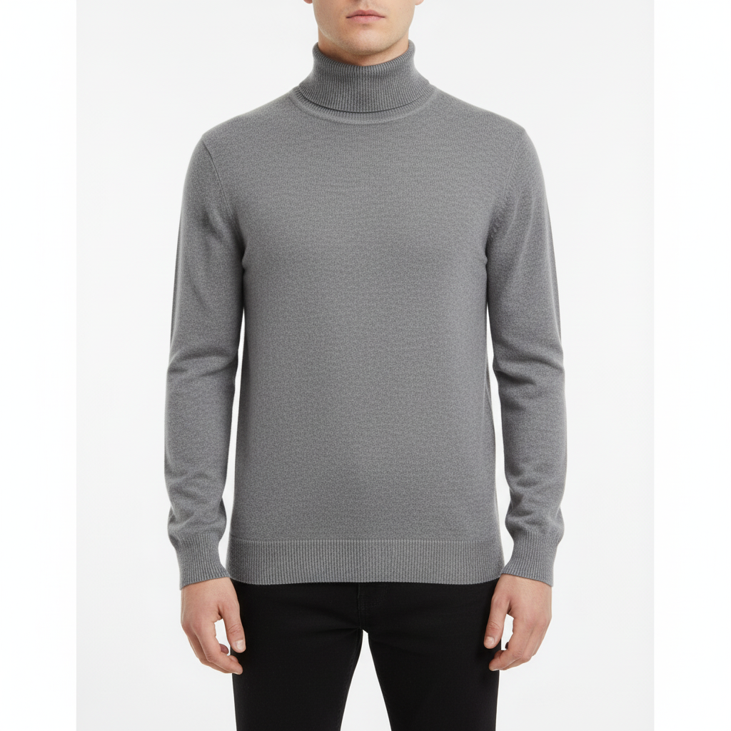Sweter Męski Golfowy | Kaszmir, Elegancki