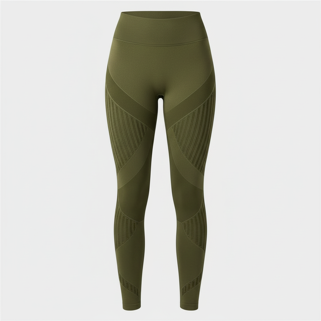 Legginsy kompresyjne przeciw cellulicie | Wysoka talia | Modelujące, oddychające