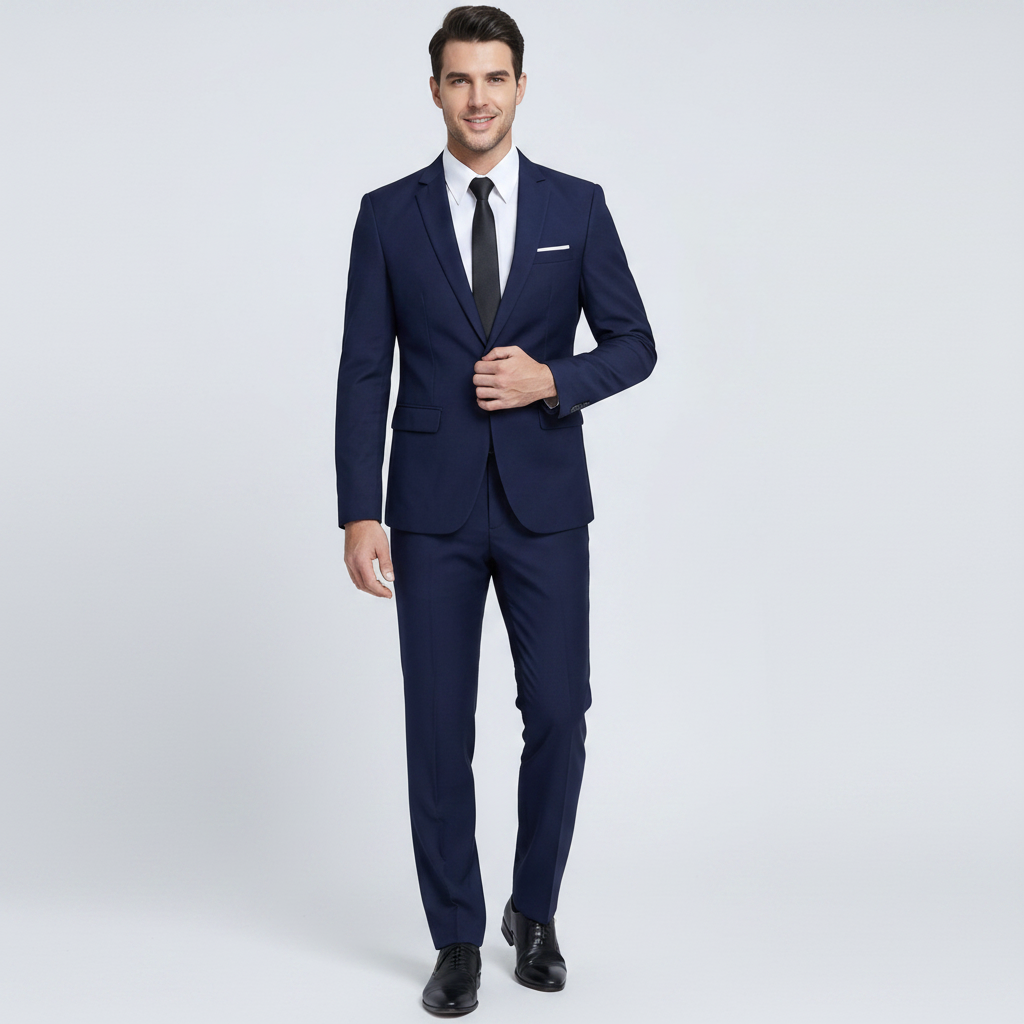 Garnitur Męski | Slim Fit, Komfort | Wielokolorowy