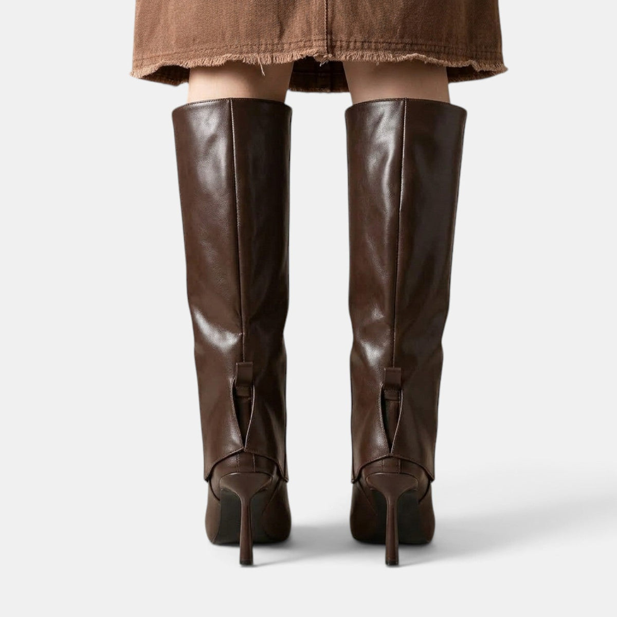 Buty Damskie Szpilka Cholewka Prosta
