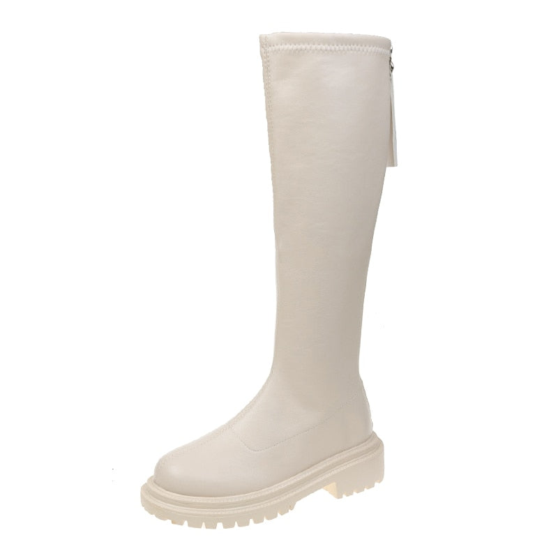 Damskie Buty ze Skóry | Czarne, Brązowe, Białe, Mleczna Herbata | Rozmiary 35-40