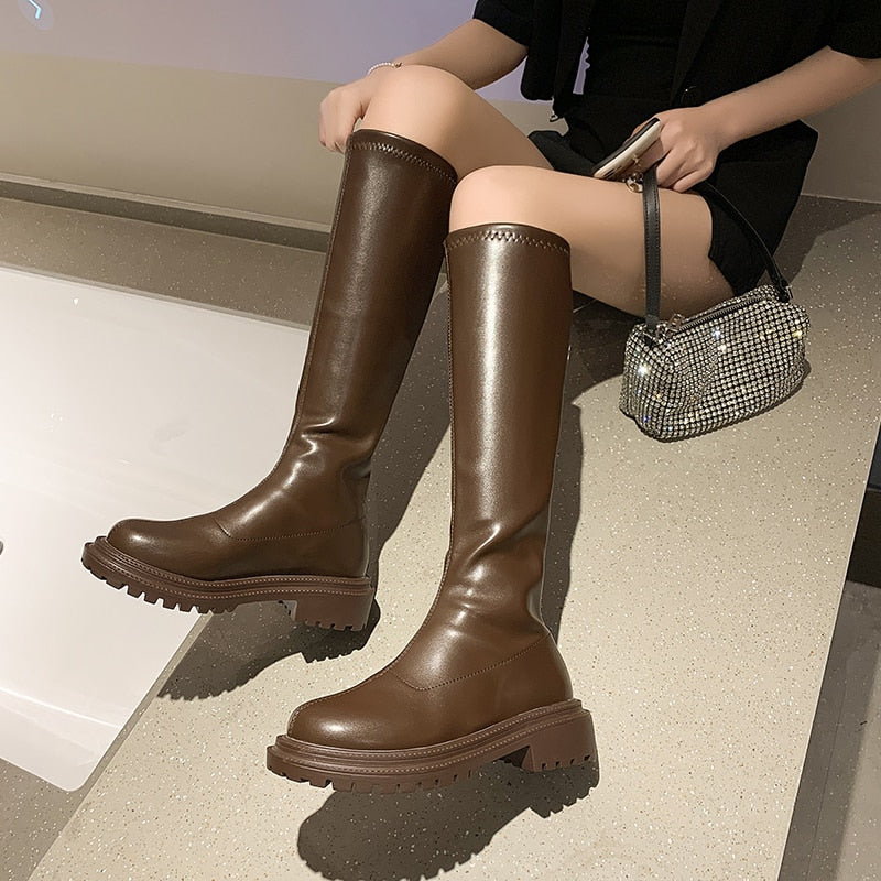 Damskie Buty ze Skóry | Czarne, Brązowe, Białe, Mleczna Herbata | Rozmiary 35-40