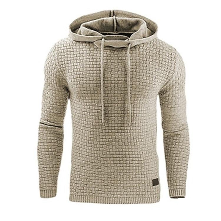 Stylowy męski sweatshirt z kapturem i kieszenią