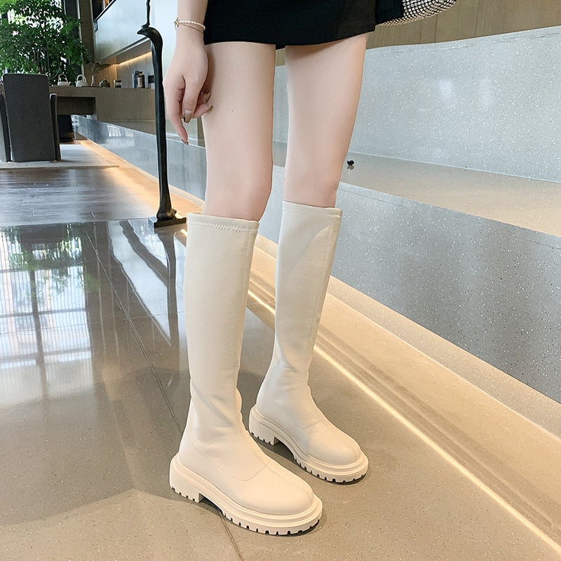 Damskie Buty ze Skóry | Czarne, Brązowe, Białe, Mleczna Herbata | Rozmiary 35-40
