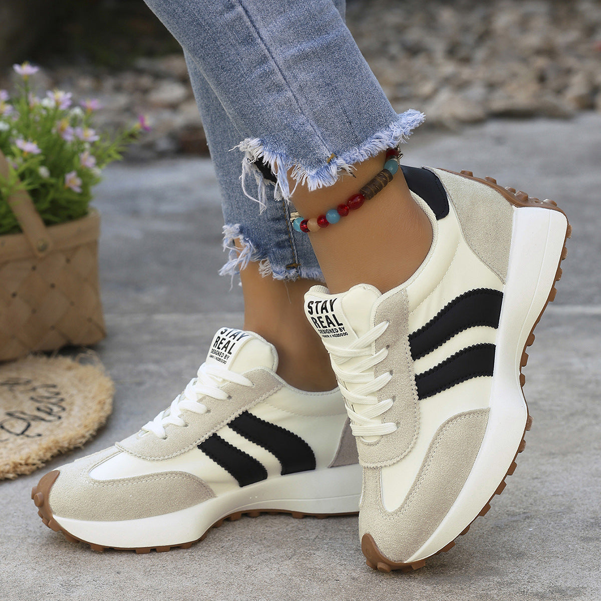 Damskie Buty Sportowe | Ortopedyczne, Lekkie, Sznurowane