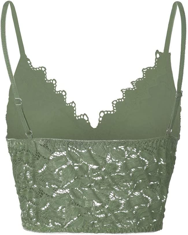 Koronkowy Biustonosz | Damski Crop Top, Regulowane Ramiączka | Miękki, Elastyczny