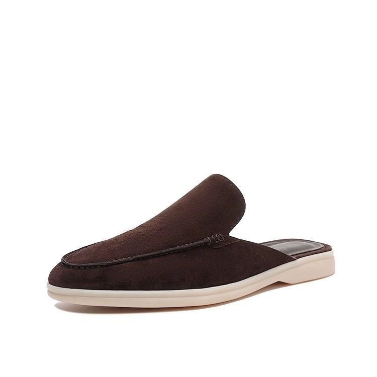 Męskie Mokasyny Slip On Otwarte Pięty