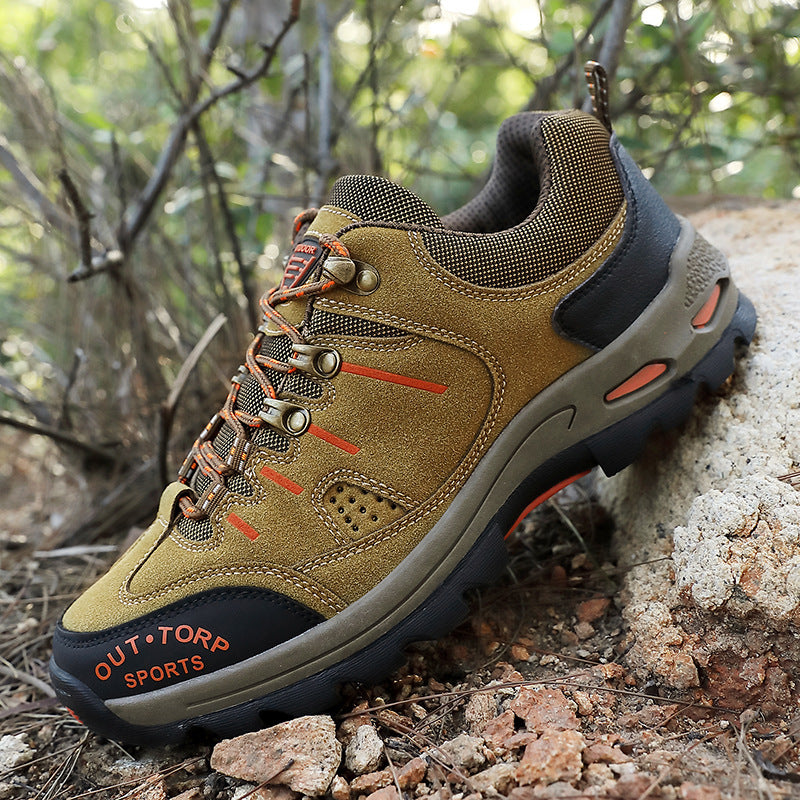 Stylowe buty trekkingowe dla mężczyzn - sznurowane