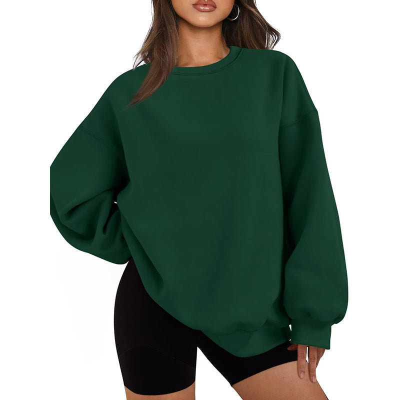 Damski sweter | Oversizowy, luźny krój | Bawełna