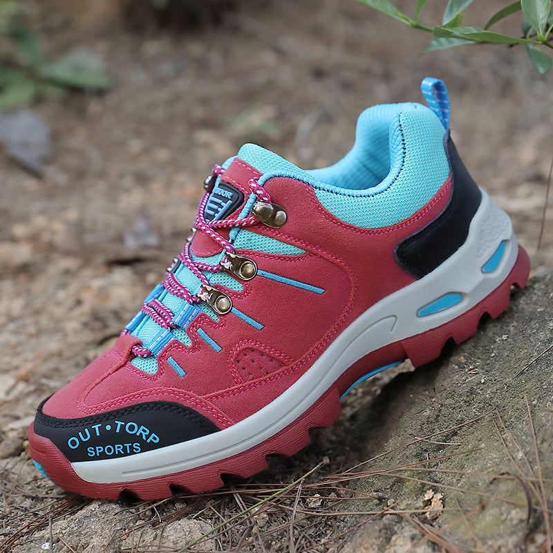 Stylowe buty trekkingowe dla mężczyzn - sznurowane