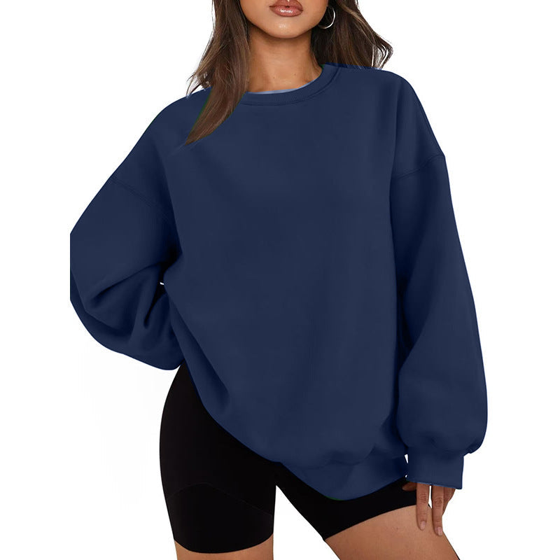 Damski sweter | Oversizowy, luźny krój | Bawełna