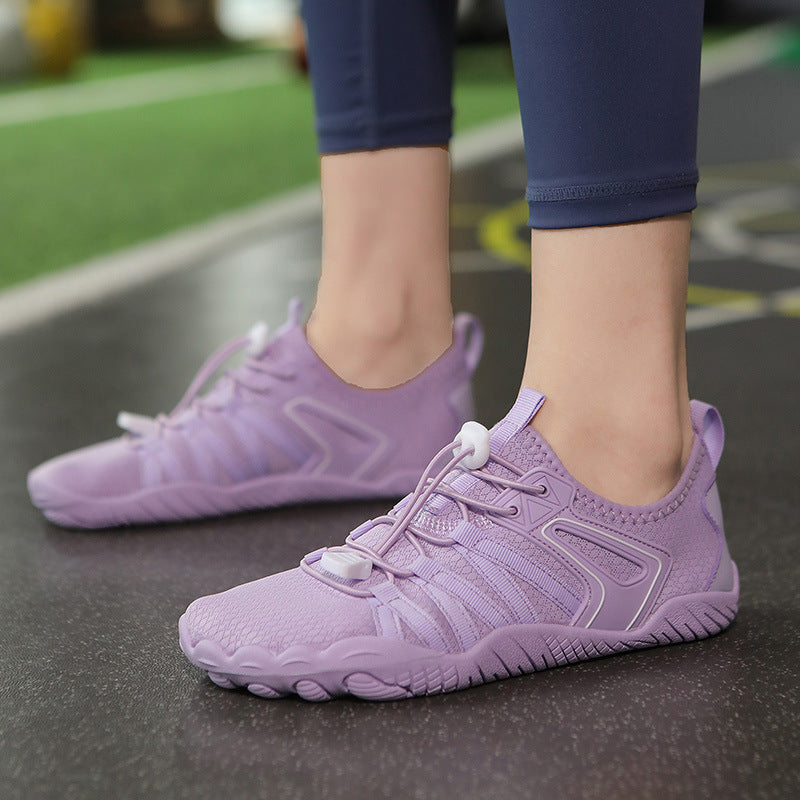 Buty do fitness bez palców | Treningowe, cichy skok, antypoślizg