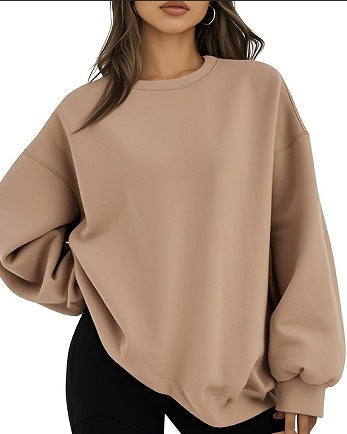 Damski sweter | Oversizowy, luźny krój | Bawełna