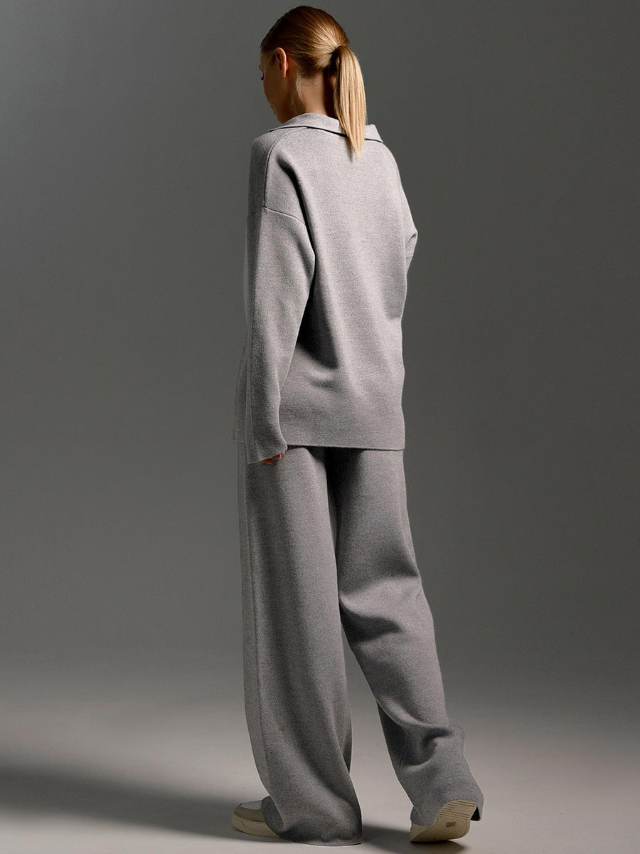 Fiep - Wygodny dres damski - Komplet bluza i spodnie