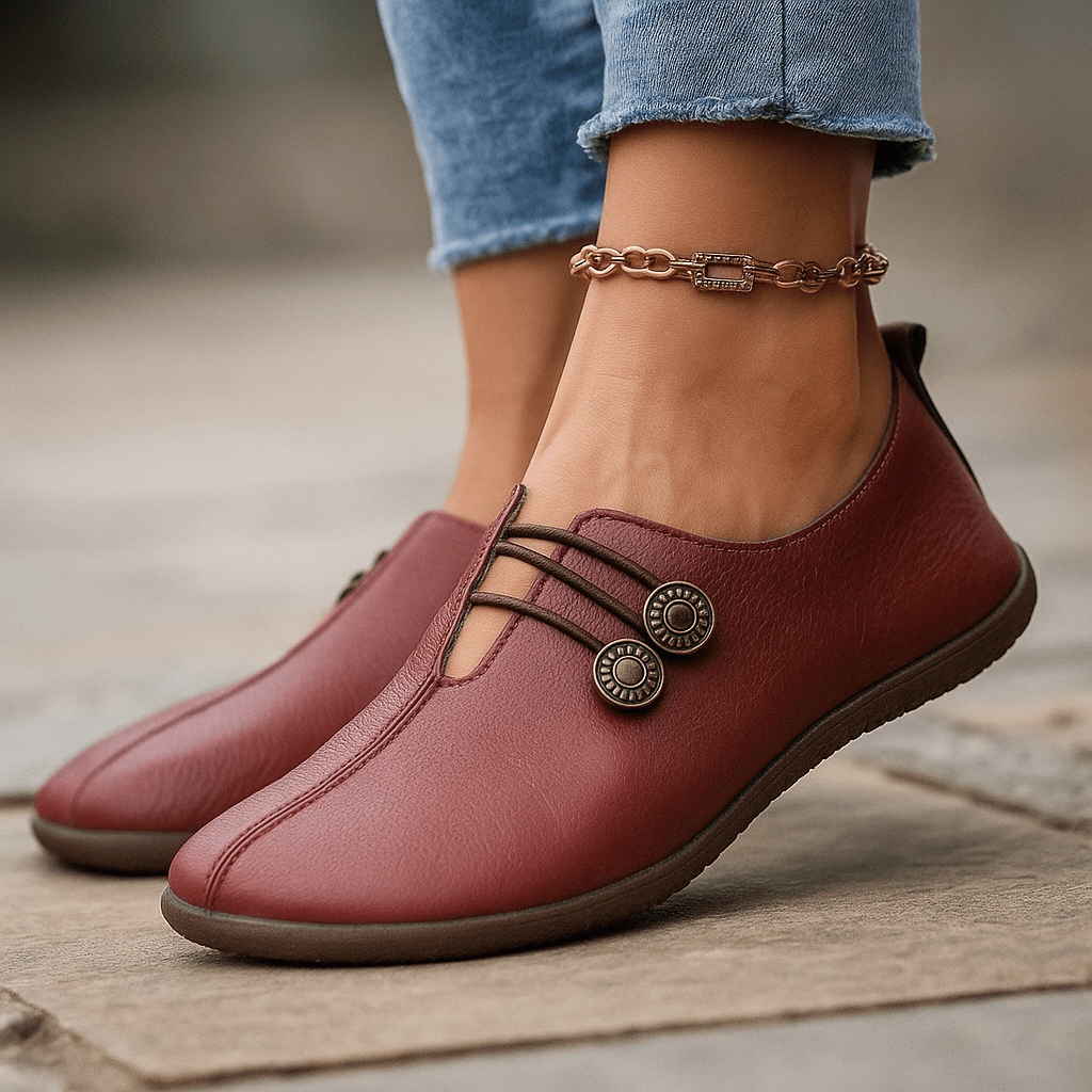 Buty Bosego Chodu Damskie | Skóra, Szerokie, Elastyczne