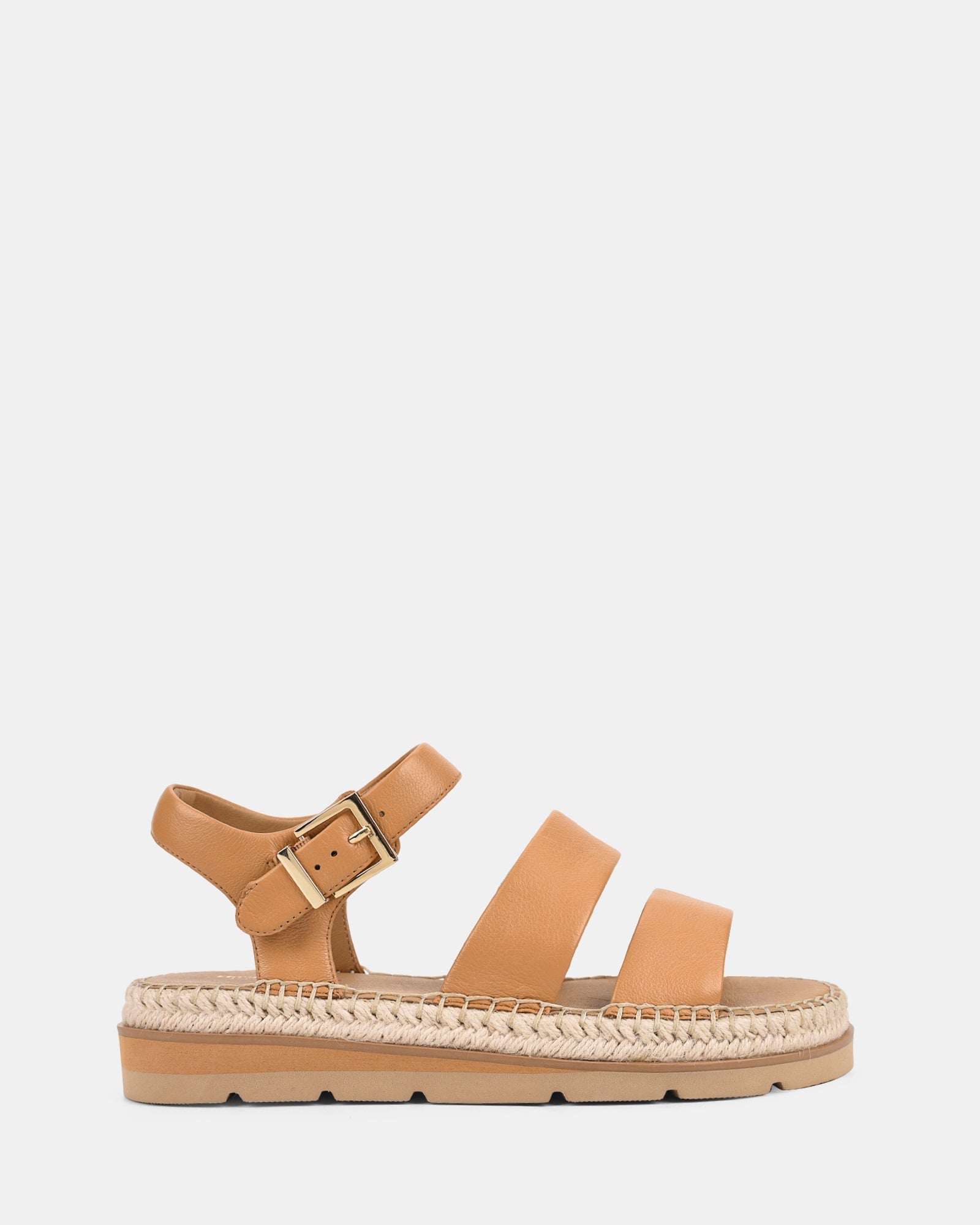 Sandały damskie caramel | Komfortowe, minimalistyczne | Lato