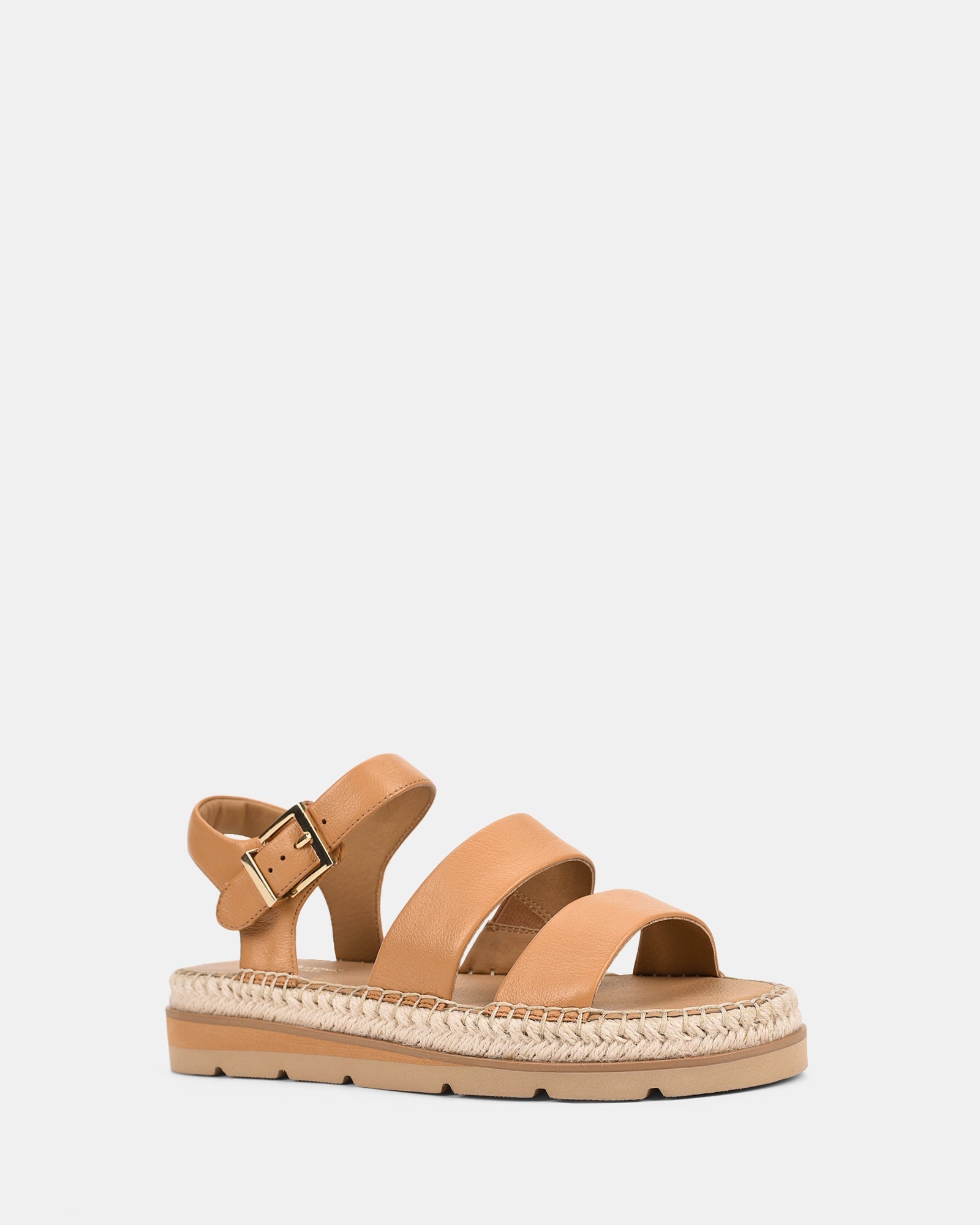 Sandały damskie caramel | Komfortowe, minimalistyczne | Lato