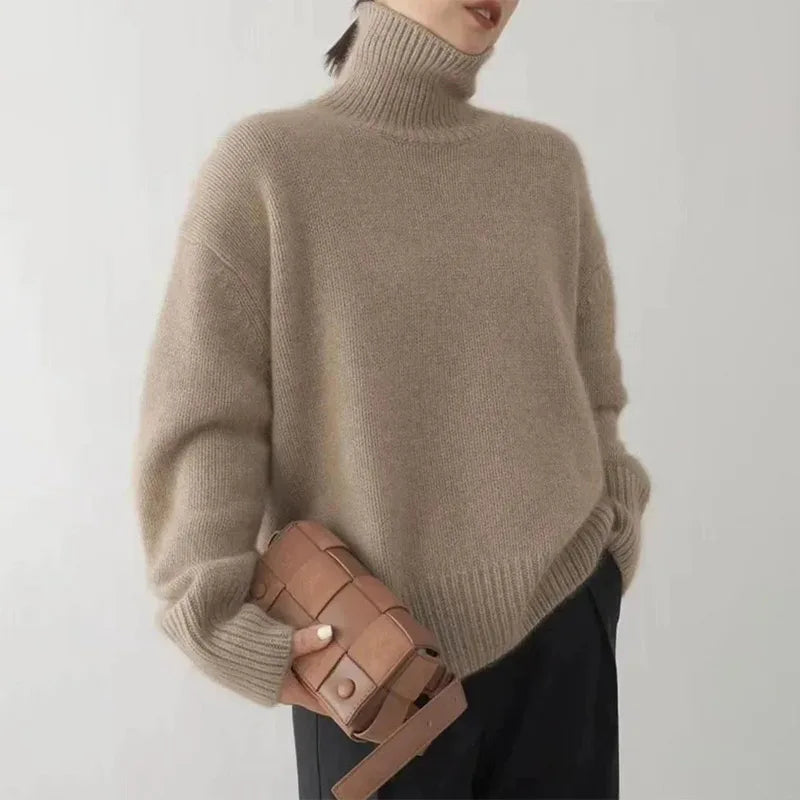 Damski sweter | Ciepły, miękki | Rozluźniony krój