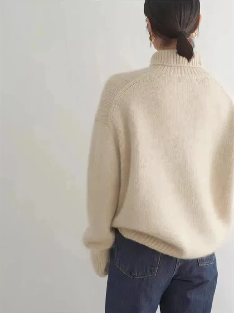 Damski sweter | Ciepły, miękki | Rozluźniony krój