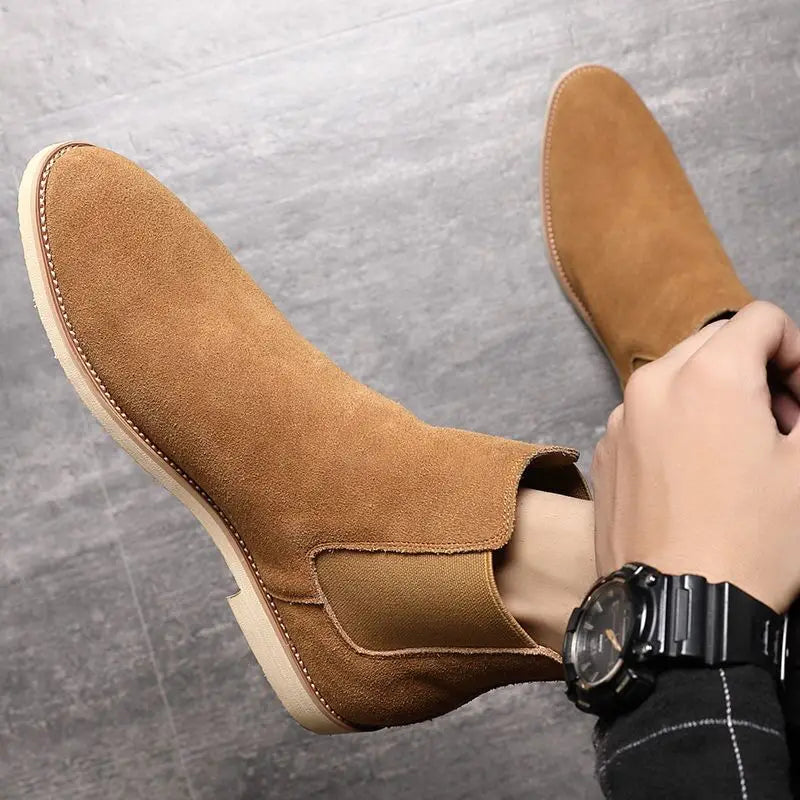 Sztyblety Męskie | Klasyczne Buty Chelsea