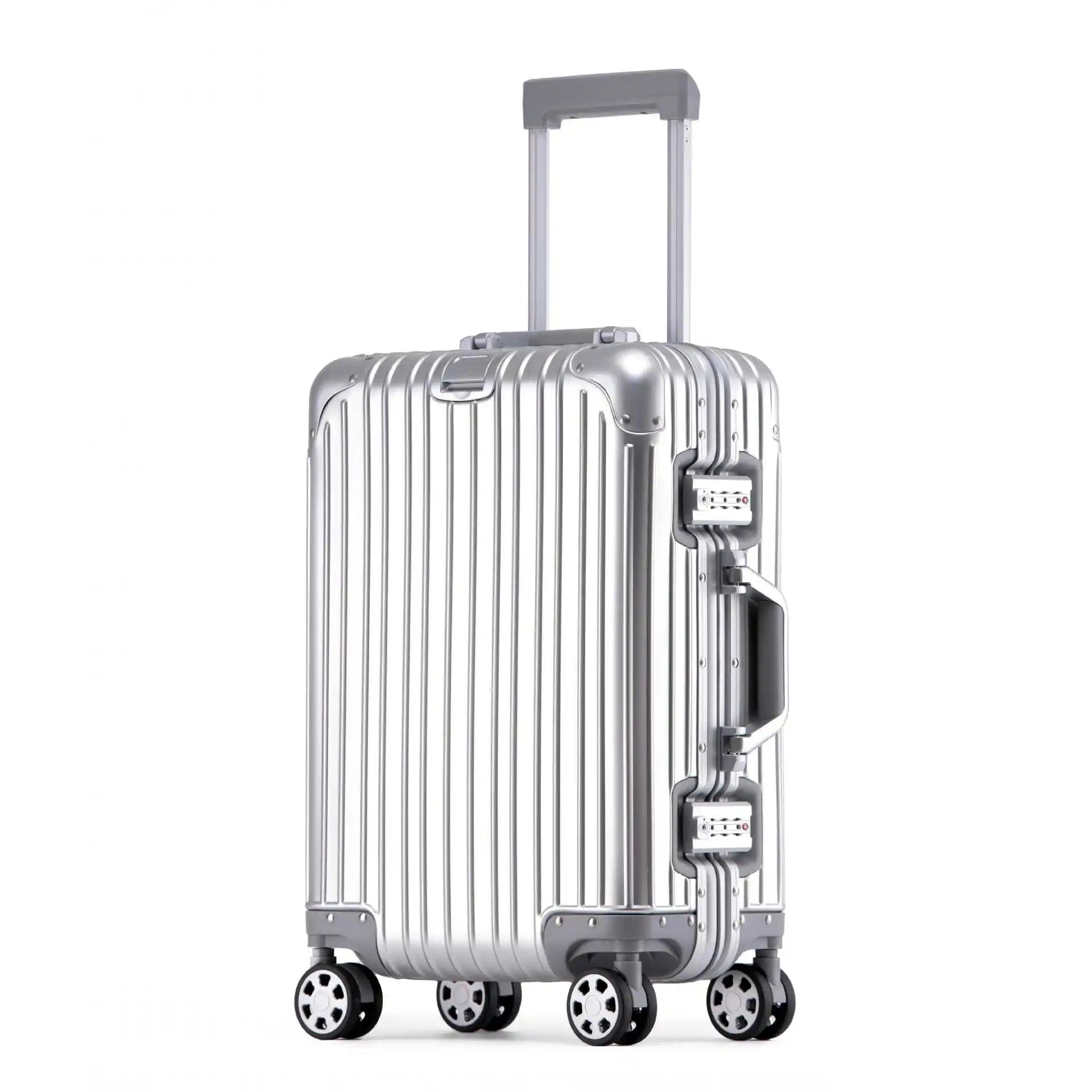 Twarda walizka podróżna z aluminium-magnezu | Zamek TSA