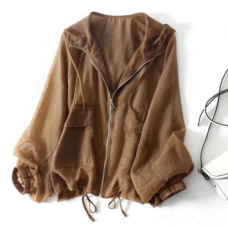 Bluza z kapturem ochronna UV | Lato, Oddychająca, Lekka