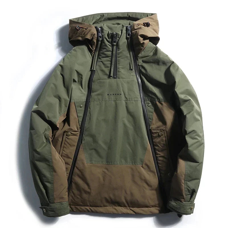 Kurtka przeciwdeszczowa | Techwear, Wodoodporna, Bloki Kolorów