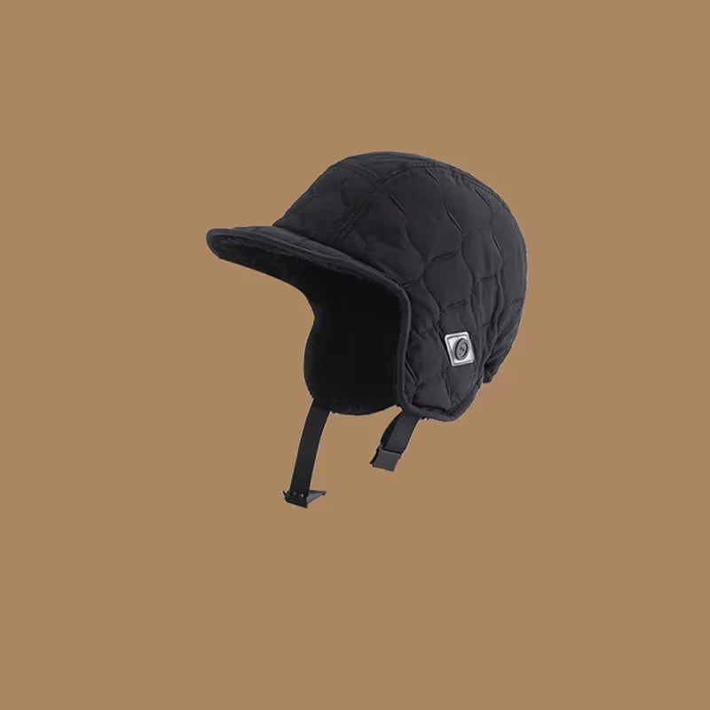 Czapka zimowa | Unisex, z nausznikami | Polarowa, ocieplana, na mróz