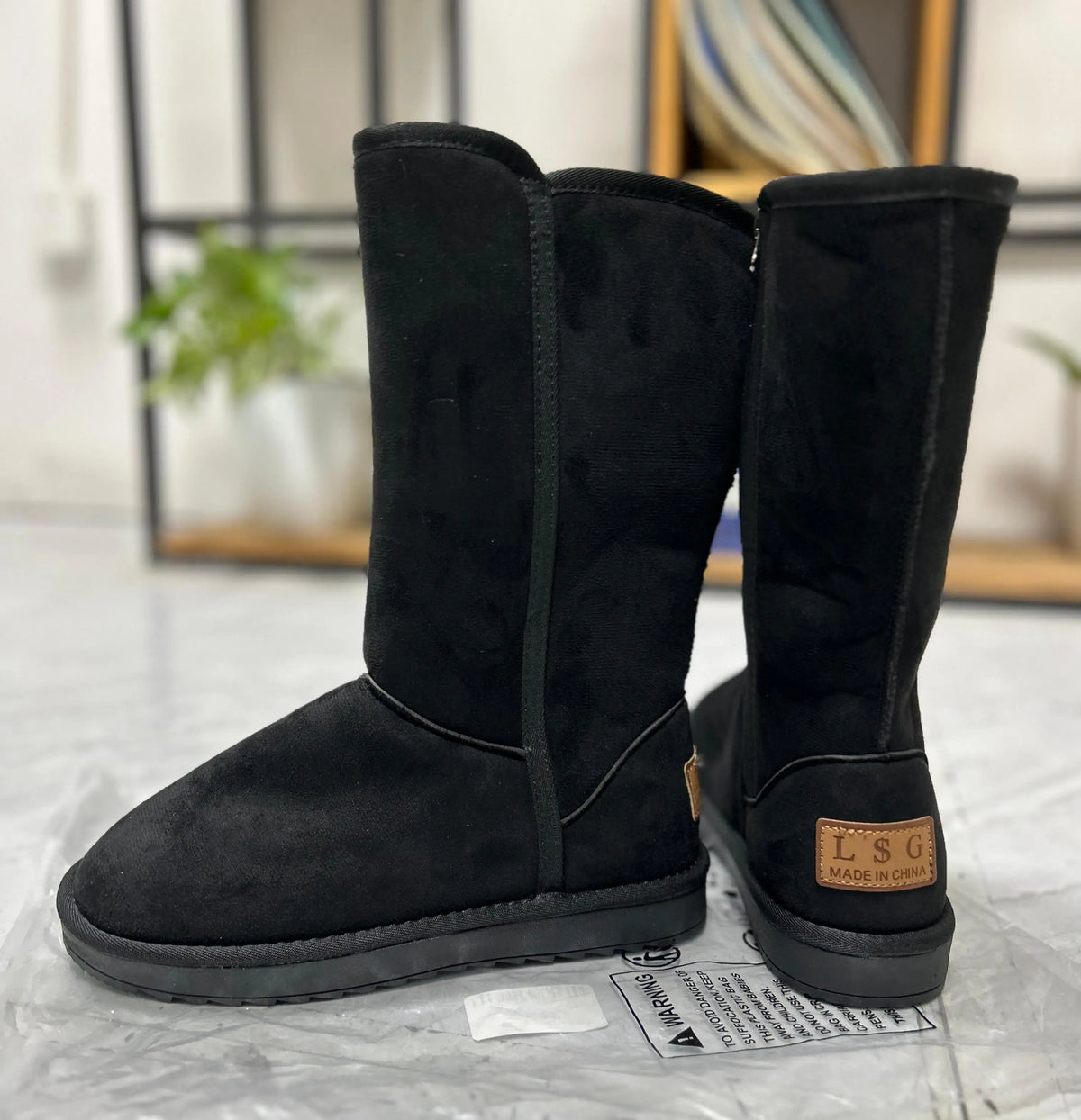 Buty zimowe damskie | Wysokie, wodoodporne, futro