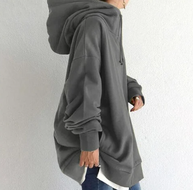 Vivano – Damski Hoodie z Zamkiem na Jesień/Zimę