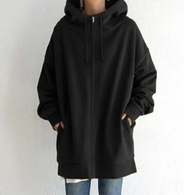 Vivano – Damski Hoodie z Zamkiem na Jesień/Zimę