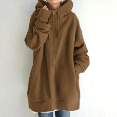 Vivano – Damski Hoodie z Zamkiem na Jesień/Zimę