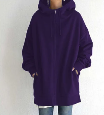 Vivano – Damski Hoodie z Zamkiem na Jesień/Zimę