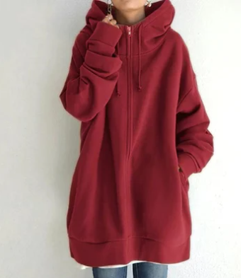 Vivano – Damski Hoodie z Zamkiem na Jesień/Zimę