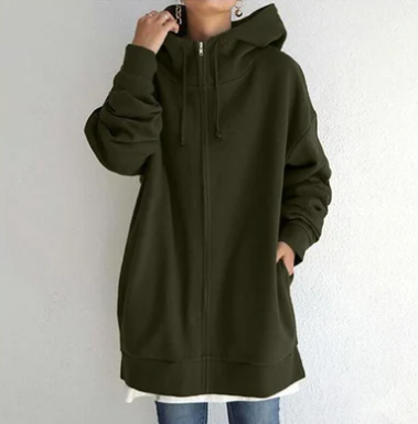 Vivano – Damski Hoodie z Zamkiem na Jesień/Zimę