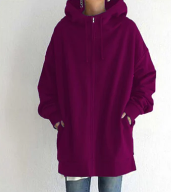 Vivano – Damski Hoodie z Zamkiem na Jesień/Zimę