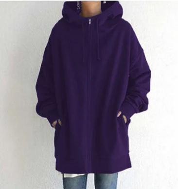 Vivano – Damski Hoodie z Zamkiem na Jesień/Zimę