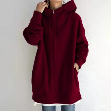 Vivano – Damski Hoodie z Zamkiem na Jesień/Zimę