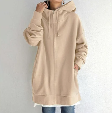 Vivano – Damski Hoodie z Zamkiem na Jesień/Zimę