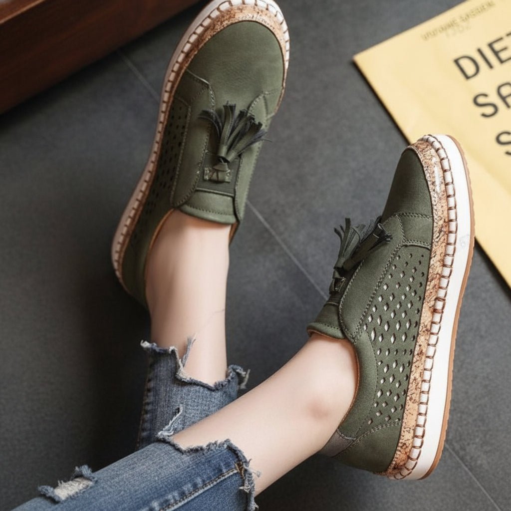 Buty damskie wsuwane | Amortyzacja, oddychające wsparcie