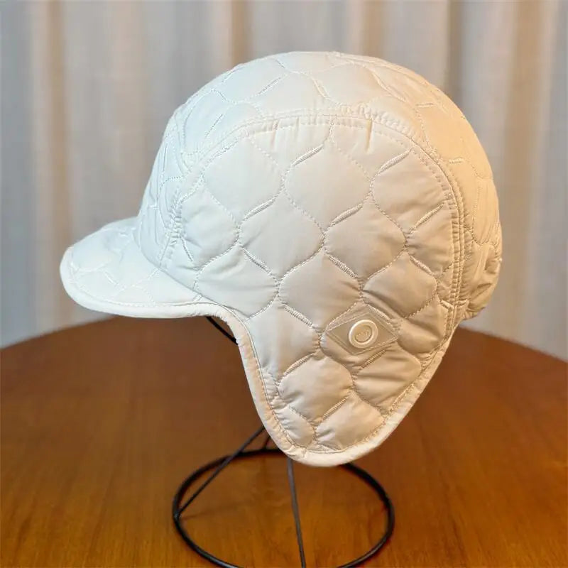Czapka zimowa | Unisex, z nausznikami | Polarowa, ocieplana, na mróz