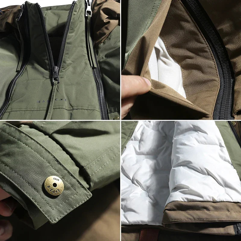Kurtka przeciwdeszczowa | Techwear, Wodoodporna, Bloki Kolorów