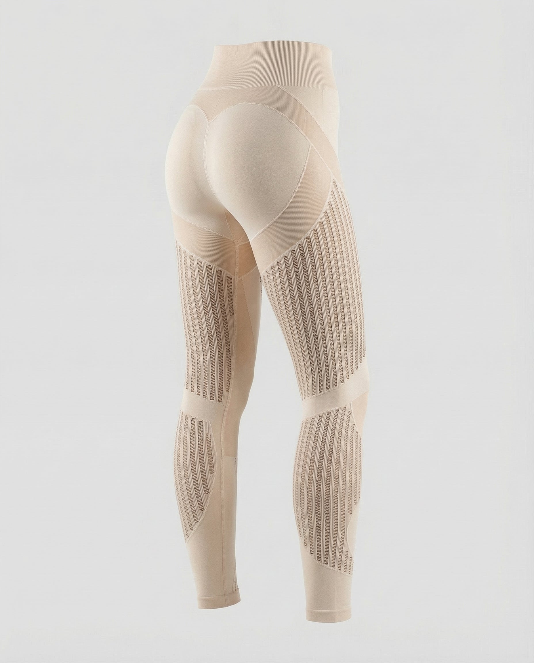 Legginsy kompresyjne przeciw cellulicie | Wysoka talia | Modelujące, oddychające