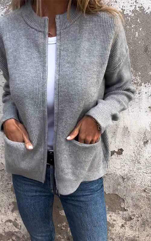 Kardigan tricot | Miękki i elegancki | Uniwersalny komfort