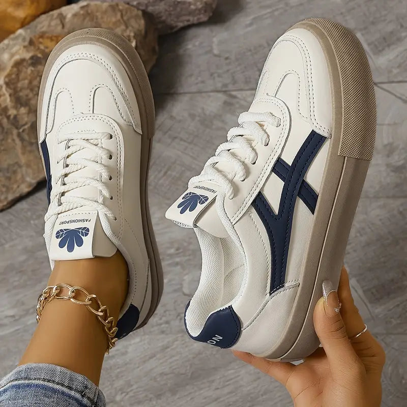 Damskie sneakersy ortopedyczne szerokie z amortyzowaną podeszwą