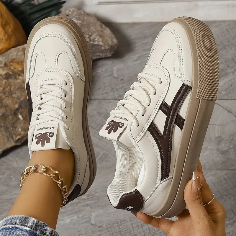Damskie sneakersy ortopedyczne szerokie z amortyzowaną podeszwą