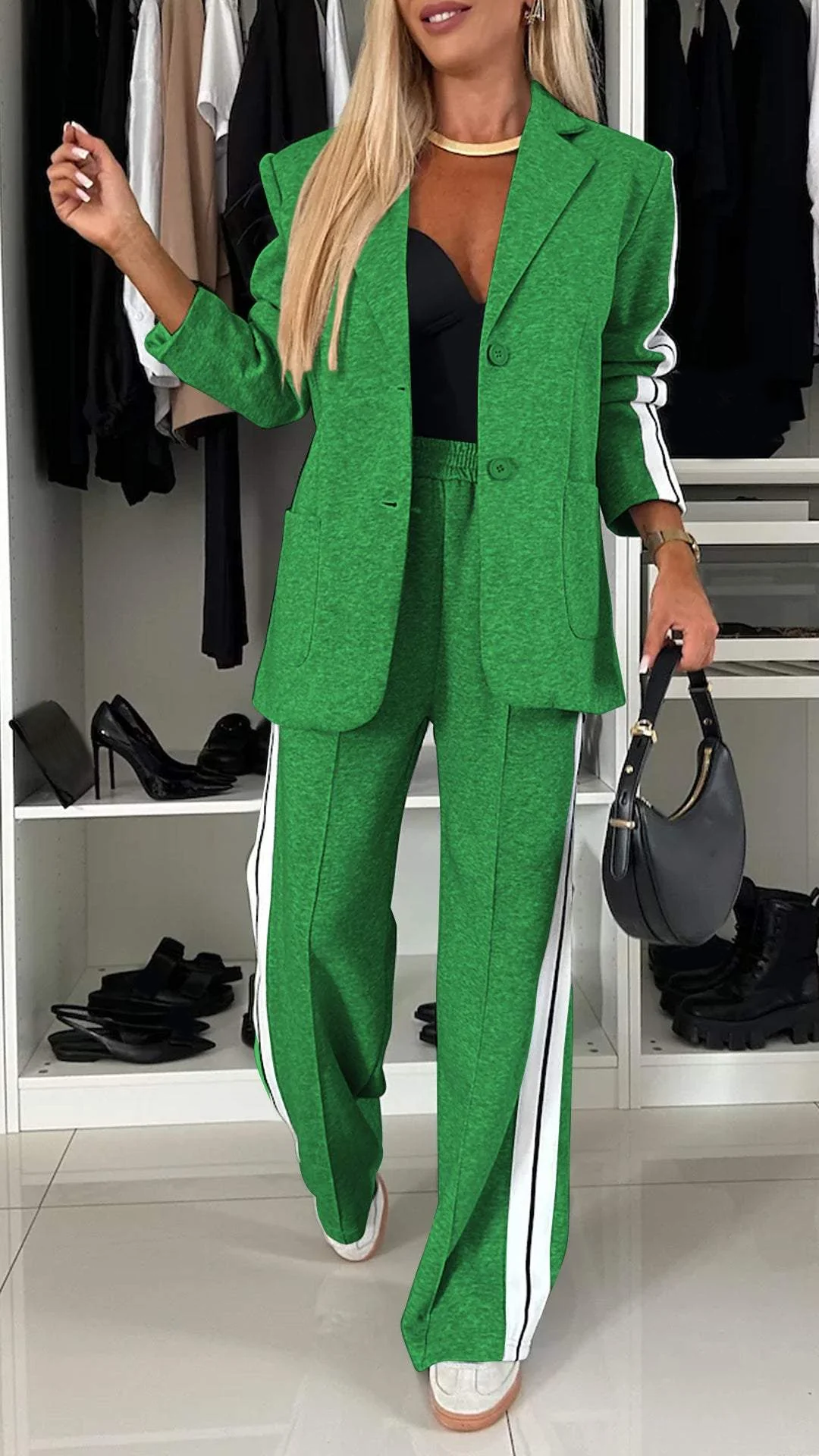 Jill - Stylowy dres damski - Komplet bluza i spodnie - Wygodny