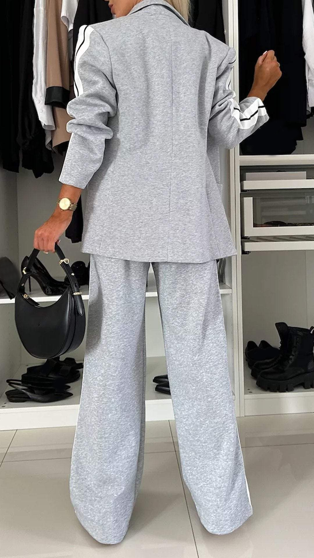 Jill - Stylowy dres damski - Komplet bluza i spodnie - Wygodny