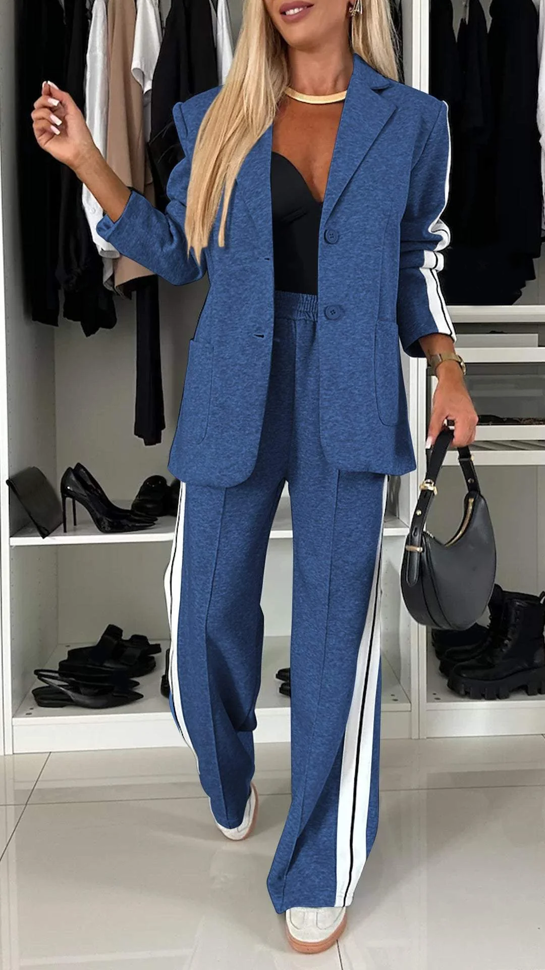 Jill - Stylowy dres damski - Komplet bluza i spodnie - Wygodny